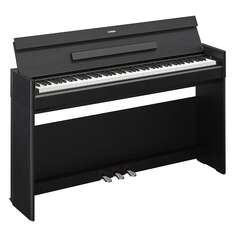 Yamaha Arius YDP-S55 88-клавишное тонкое цифровое пианино взвешенной экшн-консоли, черный орех YDPS55B