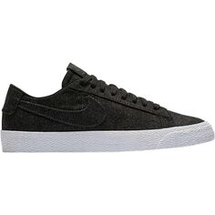 Кеды Nike Zoom Blazer Low SB Canvas Deconstructed Anthracite, белый/темно-серый