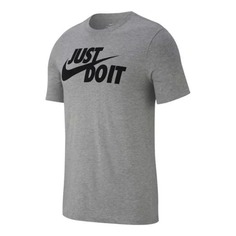 Футболка Nike Sportswear JDI Large Short Sleeve, черный/серый