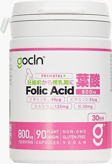 Фолиевая кислота GoCLN, 800 мг, 90 капсул