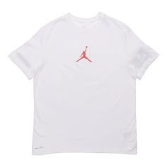 Футболка Nike Air Jordan Flying Breathable Athleisure Casual Black, белый