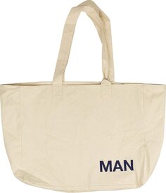 Сумка Junya Watanabe Large Tote White, кремовый