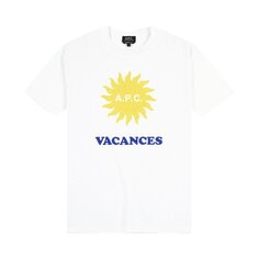 Футболка A.P.C. Vacances T-Shirt White, белый