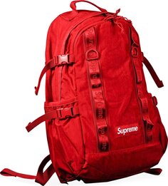 Рюкзак Supreme Backpack Dark Red, красный