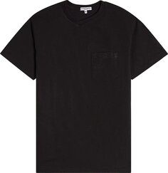 Футболка Engineered Garments Printed Cross Crewneck T-Shirt Black, черный