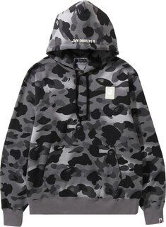 Худи BAPE Grid Camo Pullover Hoodie Black, черный