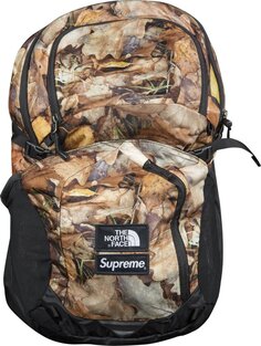 Рюкзак Supreme x The North Face Pocono Backpack Leaves, коричневый