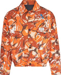 Куртка Martine Rose Coach Jacket Orange Camo, оранжевый