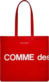 Сумка Comme des Garçons Wallet Huge Logo Tote Bag Red, красный