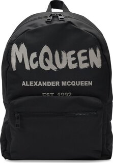 Рюкзак Alexander McQueen Metropolitan Backpack Black, черный