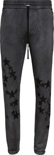 Спортивные брюки Amiri Pigment Spray Star Sweatpants Heather Black, черный