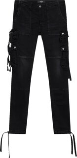 Брюки Amiri Tactical Cargo Pants Aged Black, черный