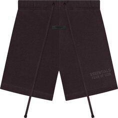 Спортивные шорты Fear of God Essentials Sweatshort Plum, коричневый