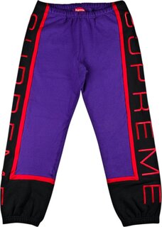 Спортивные брюки Supreme Paneled Sweatpant Purple, фиолетовый