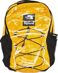 Рюкзак Supreme x The North Face Printed Borealis Backpack Yellow, желтый
