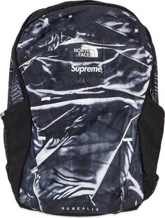 Рюкзак Supreme x The North Face Printed Borealis Backpack Black, черный