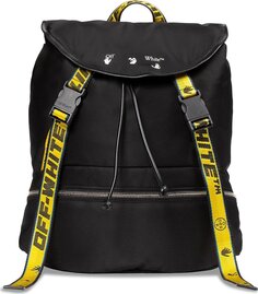 Рюкзак Off-White Logo Nylon Backpack Black/White, черный