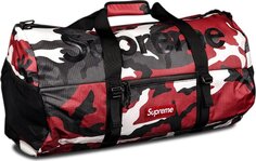 Сумка Supreme Duffle Bag Red Camo, красный