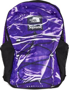 Рюкзак Supreme x The North Face Printed Borealis Backpack Purple, фиолетовый