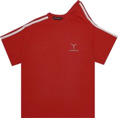 Футболка Y/Project Y Logo Clip Shoulder T-Shirt Red/White, красный