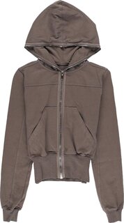 Худи Rick Owens DRKSHDW Felpa Small Gimp Hoodie Dust, коричневый