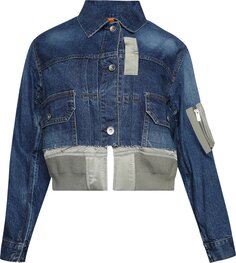 Куртка Sacai Denim Blouson Blue, синий