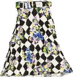 Юбка Off-White Check Plisse Skirt Multicolor, разноцветный