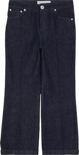 Брюки Lanvin Flared Leg Pant Navy Blue, синий