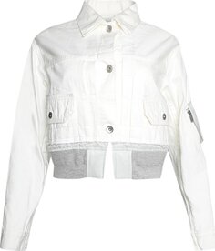 Куртка Sacai Denim Blouson Off White, белый