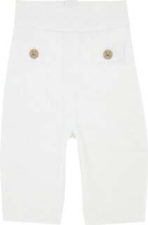 Шорты Balmain Ribbed Knit Cycling Shorts Blanc, белый