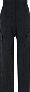 Брюки MM6 Maison Margiela Pleat Pants Black, черный