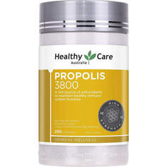 Прополис Healthy Care Propolis 3800 мг, 200 капсул