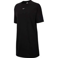 Футболка-платье Nike Women&apos;s Short Sleeve, черный
