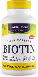 Биотин Healthy Origins, 10000 мкг, 150 капсул