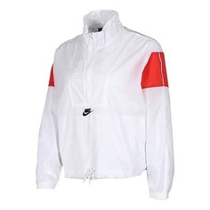 Куртка Nike Sportswear Heritage, белый/красный