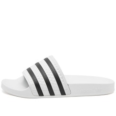 Шлепанцы Adidas Adilette, белый/черный