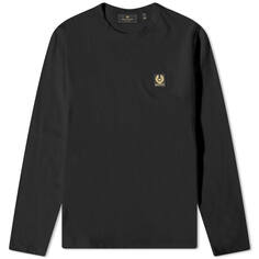 Футболка Belstaff Long Sleeve Patch Logo Tee