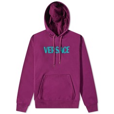 Толстовка Versace Logo Applique Popover Hoody