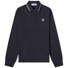 Футболка Stone Island Long Sleeve Patch Polo