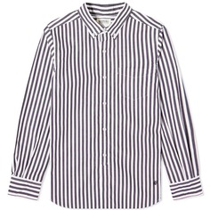 Рубашка Beams Boy Stripe Button Down Shirt