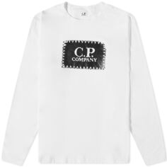 Футболка C.P. Company Long Sleeve Patch Logo Tee
