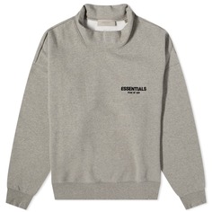 Толстовка FEAR OF GOD ESSENTIALS Logo Mock Neck Sweat