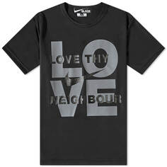 Футболка Comme des Garçons Black x Nike Love Thy Neighbour Tee