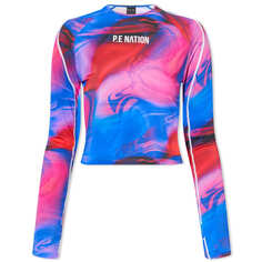 Футболка P.E Nation Long Sleeve Rewind Printed Top