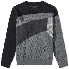 Джемпер Neighborhood Patchwork Crew Knit