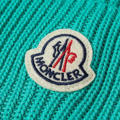 Хлопковая шапка с логотипом Moncler