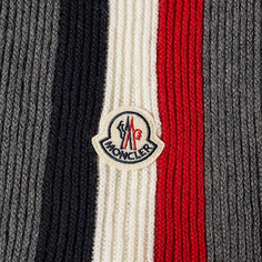 Шарф Moncler Tricolore Striped Logo Scarf