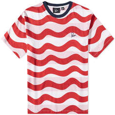 Футболка By Parra Striped Over Stripes Tee