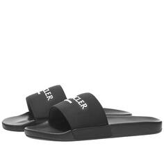 Шлепанцы Moncler Basile Logo Print Pool Slide