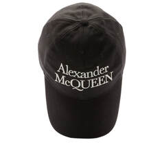 Кепка с вышитым логотипом Alexander McQueen